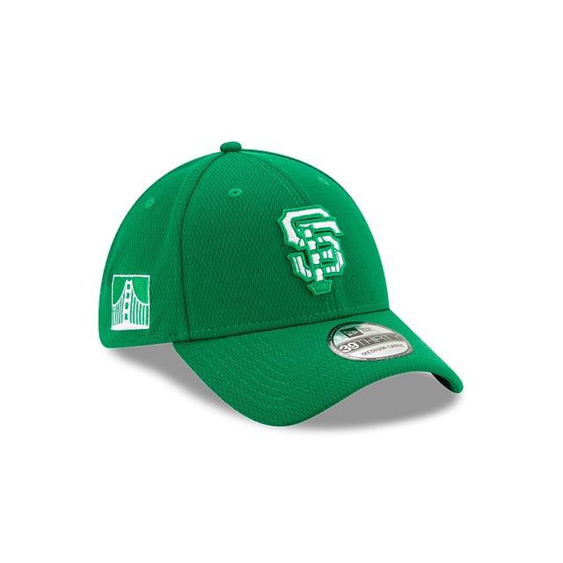 MLB San Francisco Giants St Patricks Day 39Thirty Stretch Fit (PML3737) - Green New Era Caps